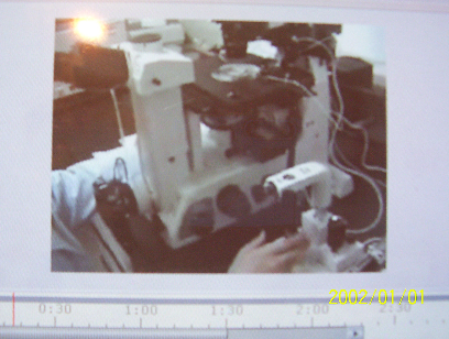 l'ancien microscope à nitro